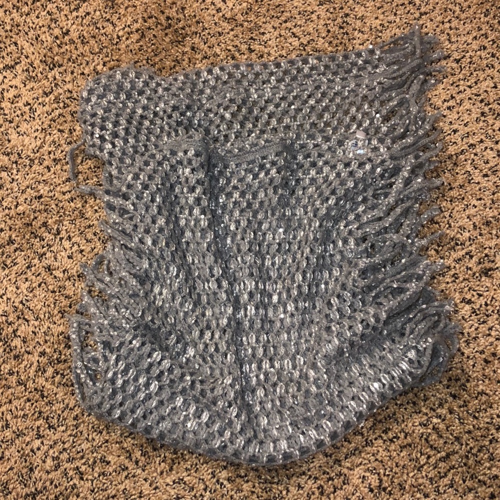 Gray Infinity Scarf